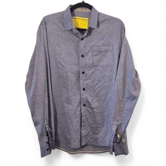 Descendent of Thieves by Dres Lasros Other - Descendent of Thieves Men's Shirt Size Large Gray Limited Edition Button Down